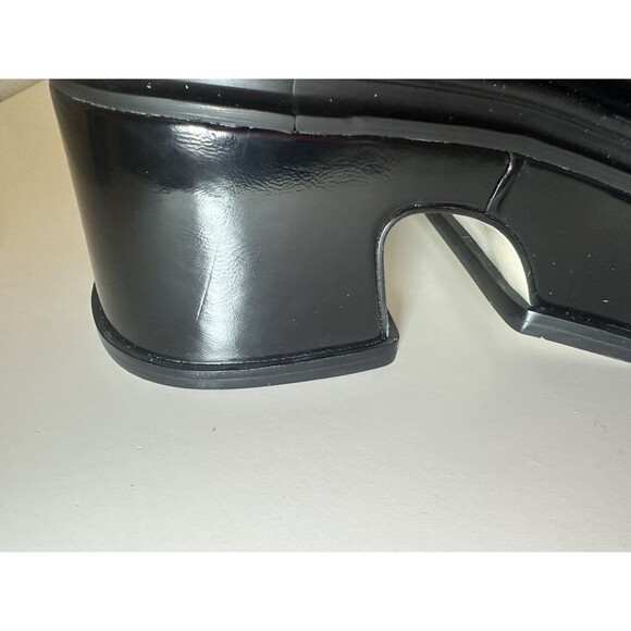 Jeffrey Campbell Lizzy Mary Jane Patent Leather Black Empath Platform SIZE 8 NEW - Picture 8 of 14